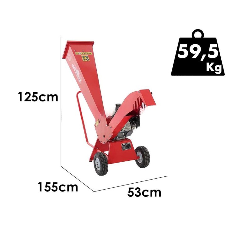 Attila ATS 600 L -biocippuri, Loncin G220F, 7 HP, 50 mm