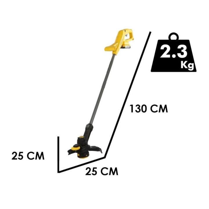 Stanley SFMCST925M1-QW akkutrimmeri, 18 V, 2 Ah, 25 cm
