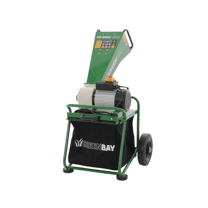 GreenBay GB-WERC 50 B sähköinen biotriturator, 2 800 W, 230 V, 50 mm