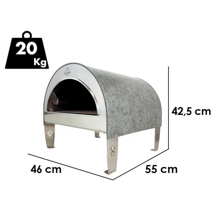 Pizza Party Ardore Perla kaasupizzauuni, 6 kW, 40 × 40 cm, 550 °C