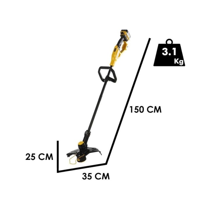 Stanley STCST933M1-QW akkureunaleikkuri, 18 V, 4 Ah, 28–33 cm