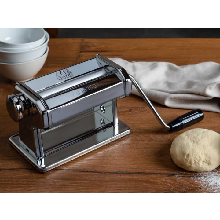 Marcato Atlas 150 Roller pastakone, kromattu teräs, 150 mm