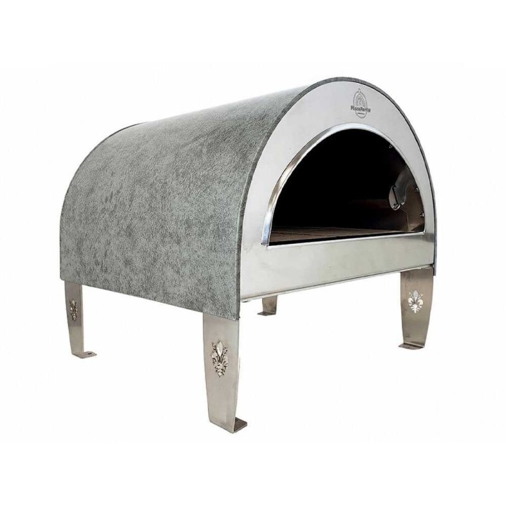 Ardore Perla kaasukäyttöinen ulkopizzauuni, biscotto-paistotaso 40 × 40 cm, 6 kW, 550 °C
