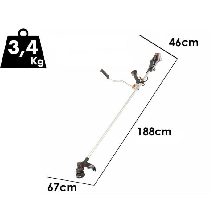 Worx WG082E akkuraivaussaha, 20 V, siimapää ja metalliterä