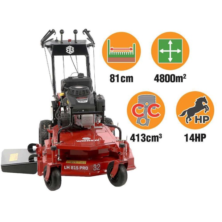 Blue Bird LM 815 PRO bensiinikäyttöinen ruohonleikkuri, 81 cm, 14 HP