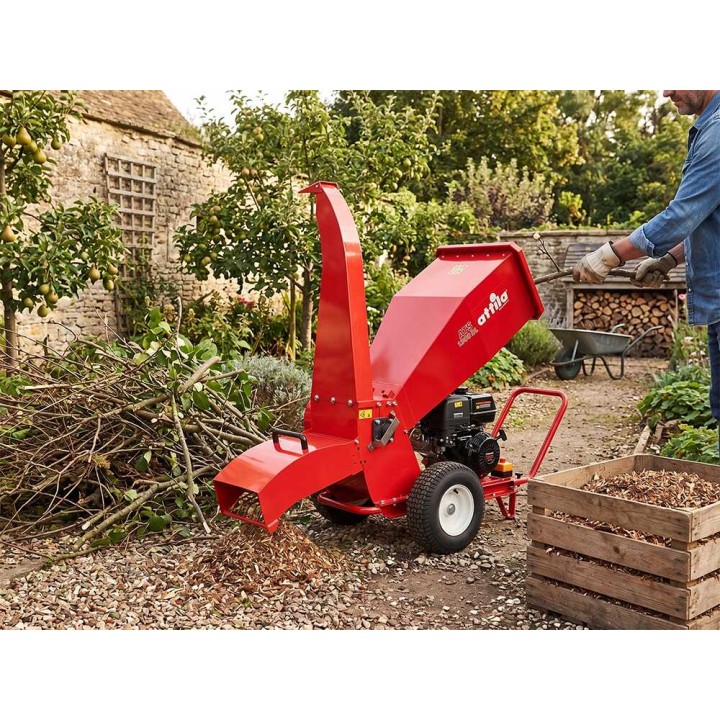 Attila ATS 1300 DL biotrituratori oksille, Loncin 420 cm³, 15 HP, 2 terää