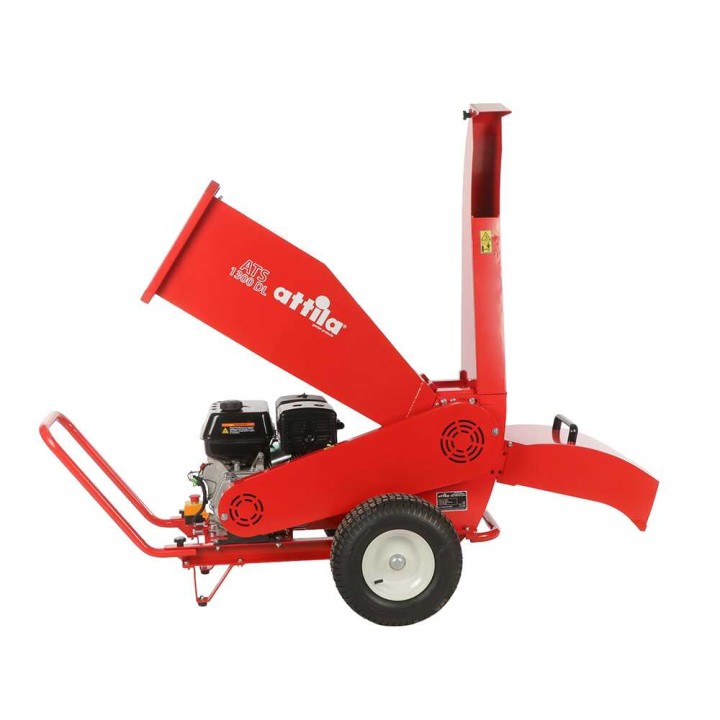 Attila ATS 1300 DL biotrituratori oksille, Loncin 420 cm³, 15 HP, 2 terää
