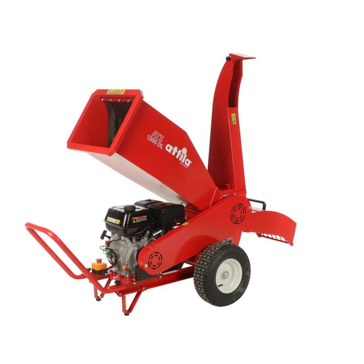 Attila ATS 1300 DL biotrituratori oksille, Loncin 420 cm³, 15 HP, 2 terää