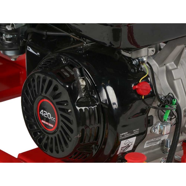 Attila ATS 1300 DL biotrituratori oksille, Loncin 420 cm³, 15 HP, 2 terää