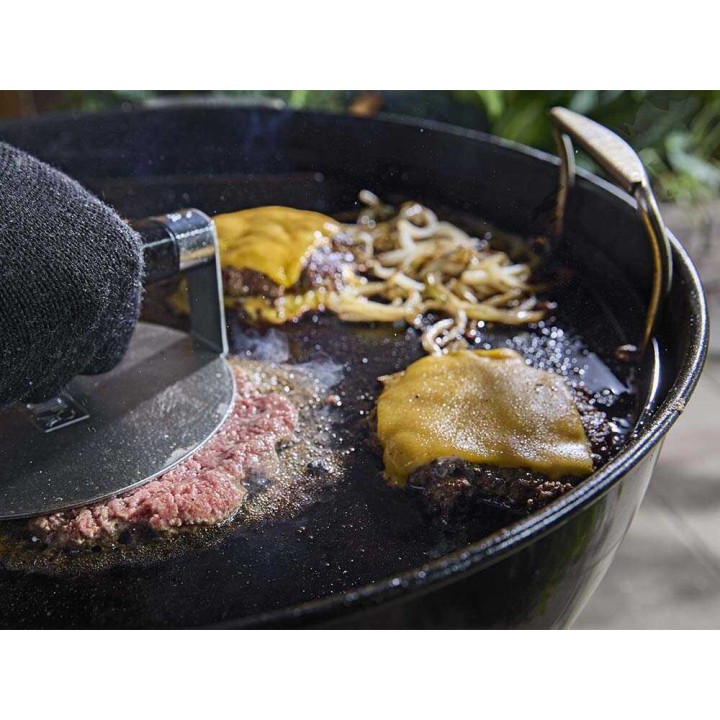 Weber 3400846 burgerpuristin parilalle, ruostumaton teräs