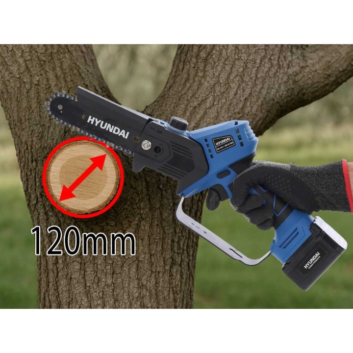 Hyundai SC-5805 akkukäyttöinen oksasaha, 18 V, 4 Ah, 500 W, 15 cm