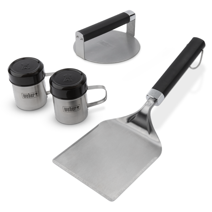 Weber 3401364 smashed burger tarvikekit ruostumaton teräs 41 23 5 8 5 cm