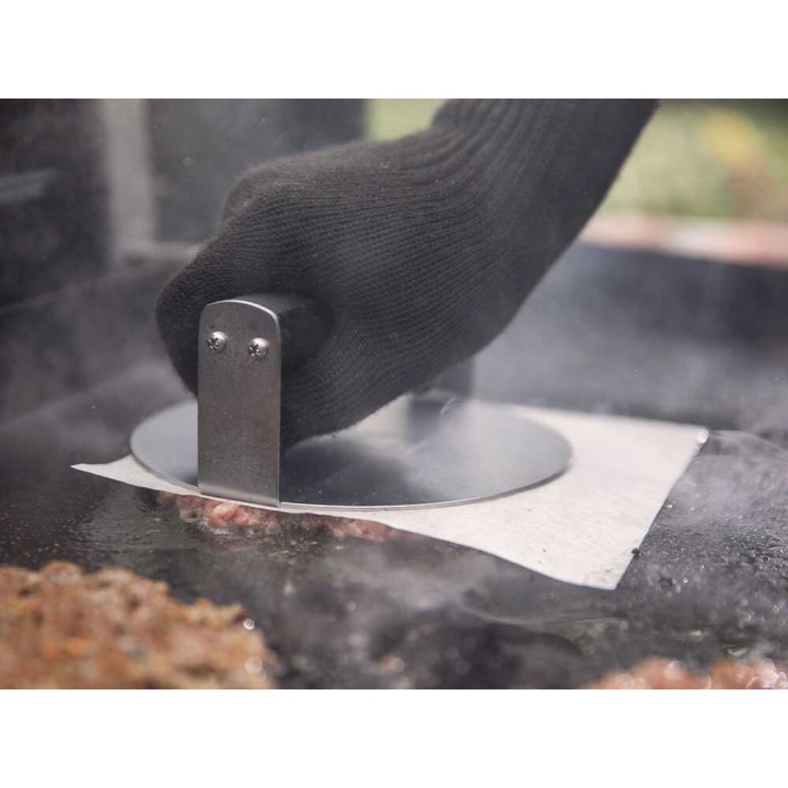 Weber 3401364 smashed burger -tarvikekit, ruostumaton teräs, 41 × 23,5 × 8,5 cm