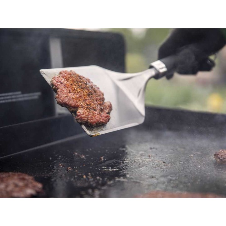 Weber 3401364 smashed burger -tarvikekit, ruostumaton teräs, 41 × 23,5 × 8,5 cm