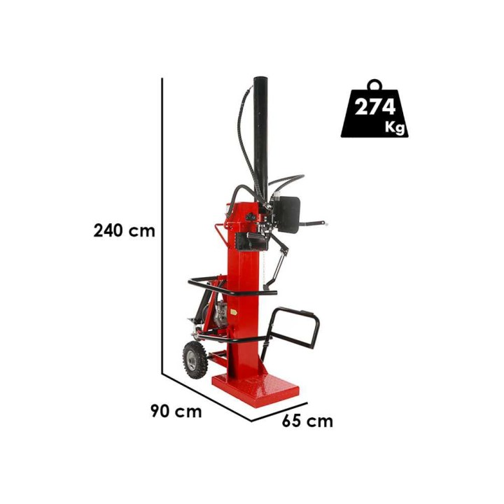GeoTech Pro LSP 25-100VET pystymallinen traktorihalkomakone, 25 t, 100 cm