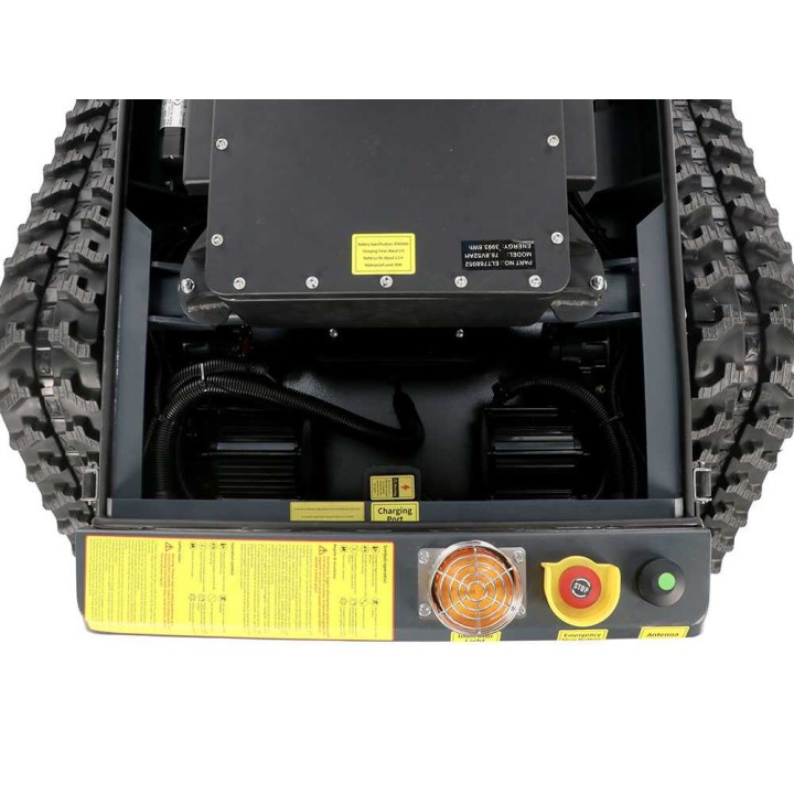 Blue Bird E-FM 24-60 telaketjumurskain, 80 V, 50 Ah, radiokauko-ohjattu