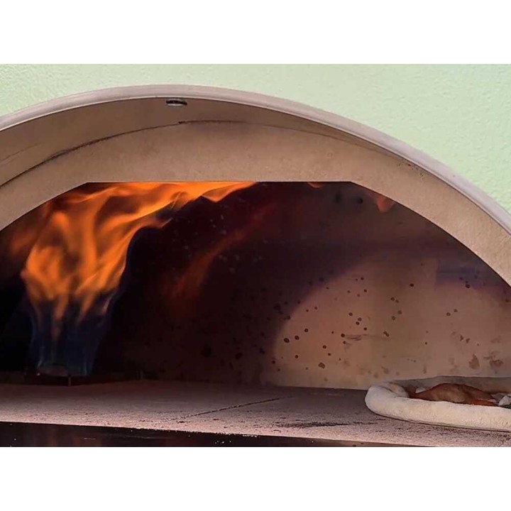 Clementi Remida Plus kaasupizzauuni ulkokäyttöön, 70 × 50 cm, 2 pizzaa, vihreä