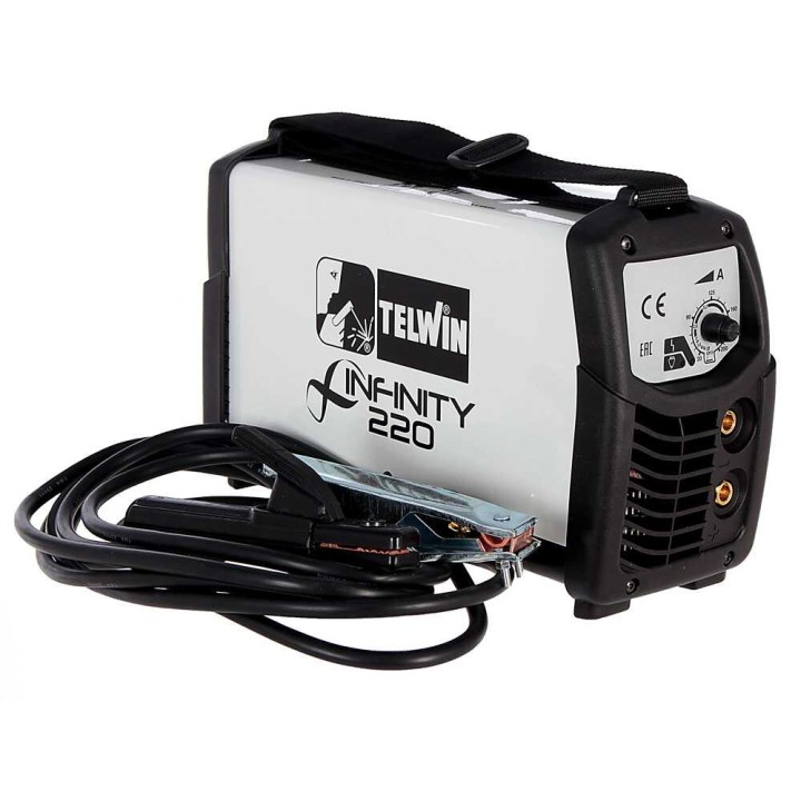 Telwin Infinity 220 invertterihitsauskone, MMA/TIG, 20–200 A, 230 V