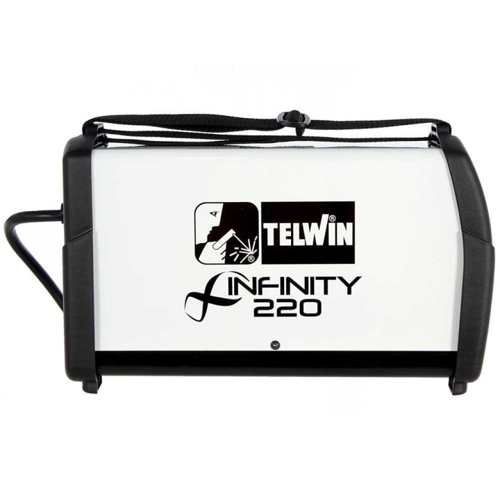 Telwin Infinity 220 invertterihitsauskone, MMA/TIG, 20–200 A, 230 V, varusteilla