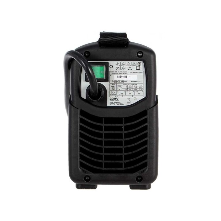 Telwin Infinity 220 invertterihitsauskone, MMA/TIG, 20–200 A, 230 V, varusteilla