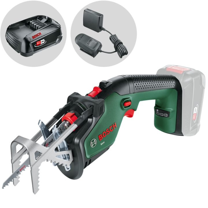 Bosch KEO akkukäyttöinen oksasaha 18 V 2 5 Ah 150 mm n terä