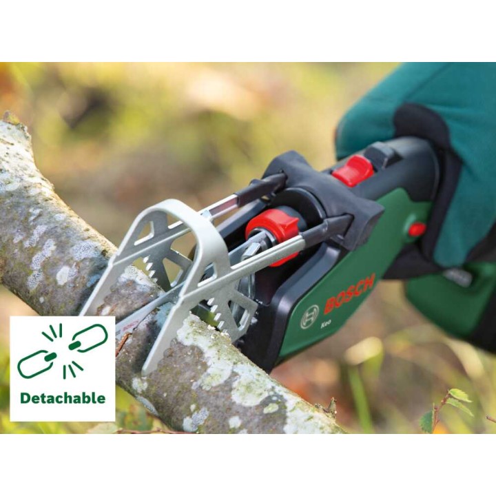 Bosch KEO akkukäyttöinen oksasaha, 18 V, 2,5 Ah, 150 mm:n terä