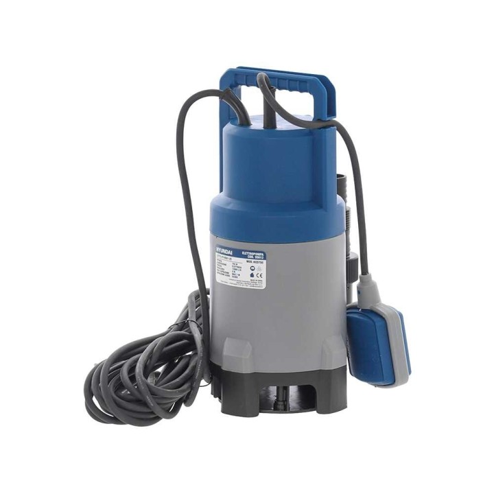 Hyundai KCD750 uppopumppu kirkkaalle ja likaiselle vedelle, 750 W, 230 V