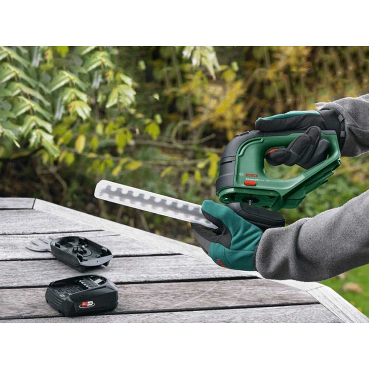 Bosch AdvancedShear18V akkusakset, 18 V, 2,5 Ah, ruohon ja pensasaidan viimeistelyyn