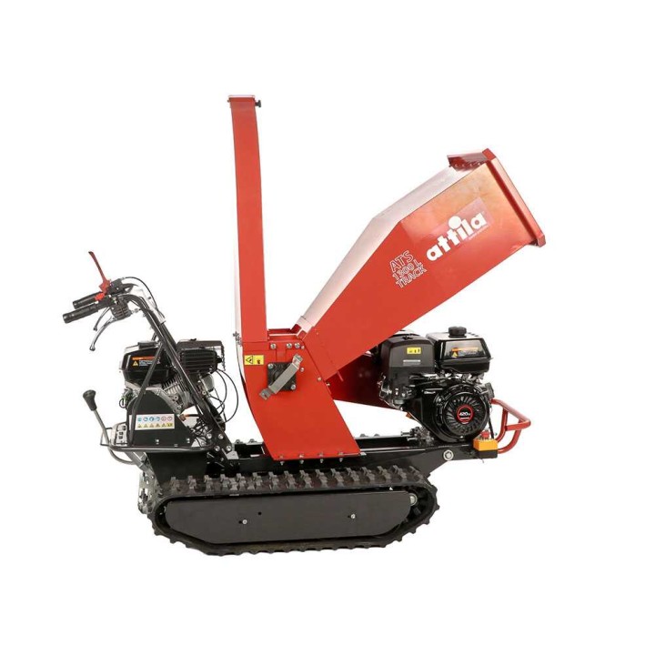 Attila ATS 1300 L TRACK telaketjuvetoinen biotriturattori, Loncin, 90 mm