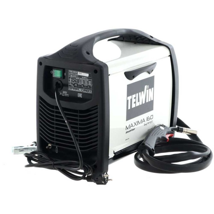 Telwin Maxima 160 Synergic lankahitsausinvertteri, MIG-MAG, FLUX, 20–150 A, 230 V