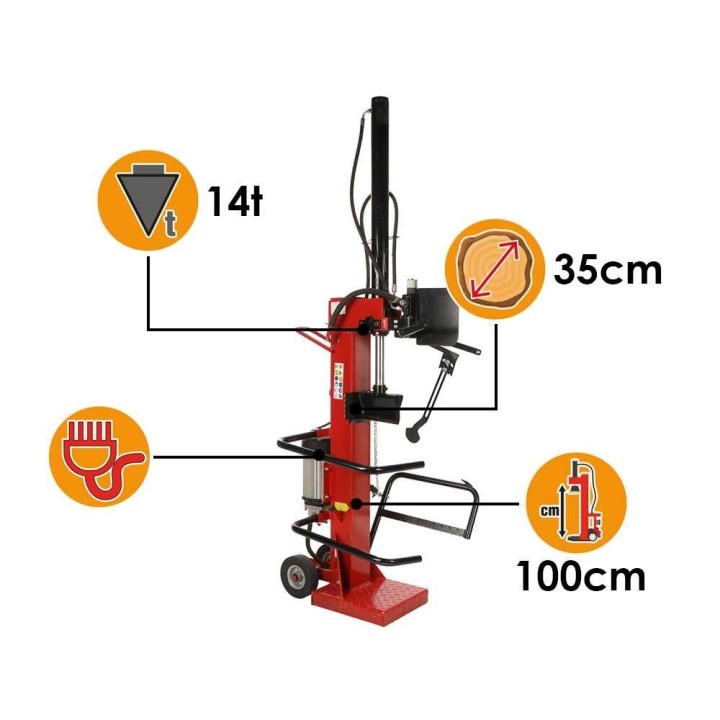 GeoTech Pro LSP14-100VE-3 pystymallinen klapikone, 14 t, 3 500 W, 400 V