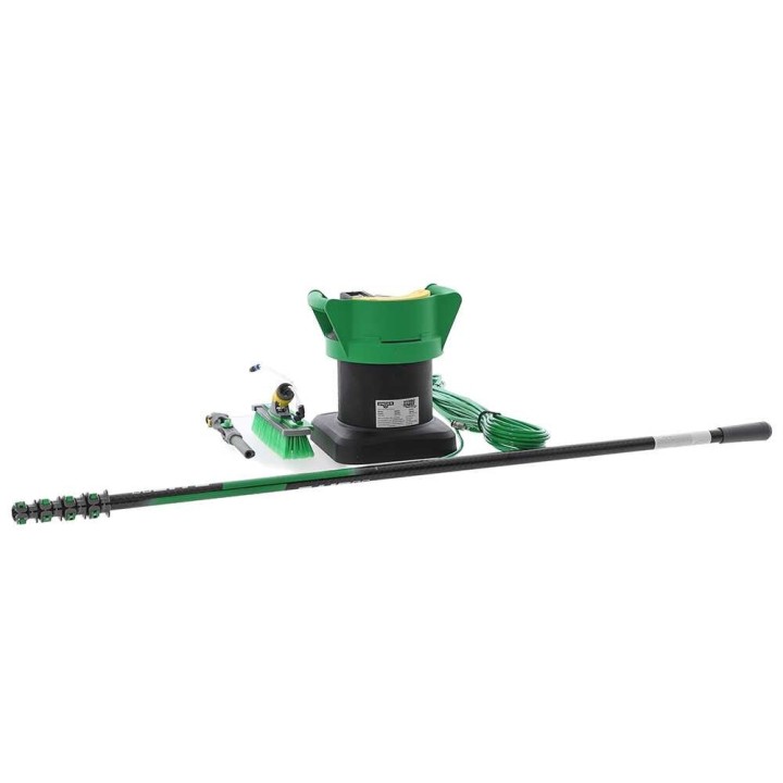 Unger HydroPower Ultra DI puhtaan veden puhdistuspaketti, 6 m varsi, 28 cm harja
