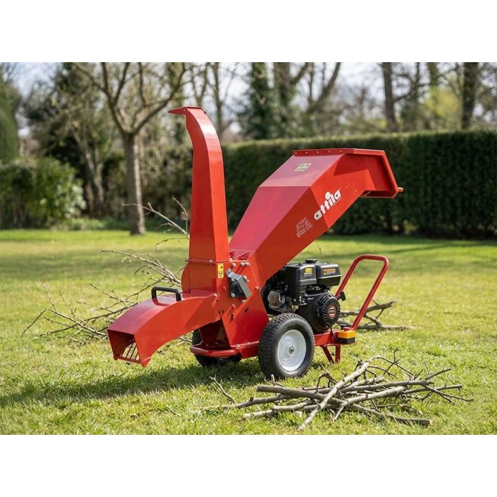 Attila ATS 900 DL oksasilppuri, Loncin 270 cm³, 9 HP, 2 poistovaihtoehtoa