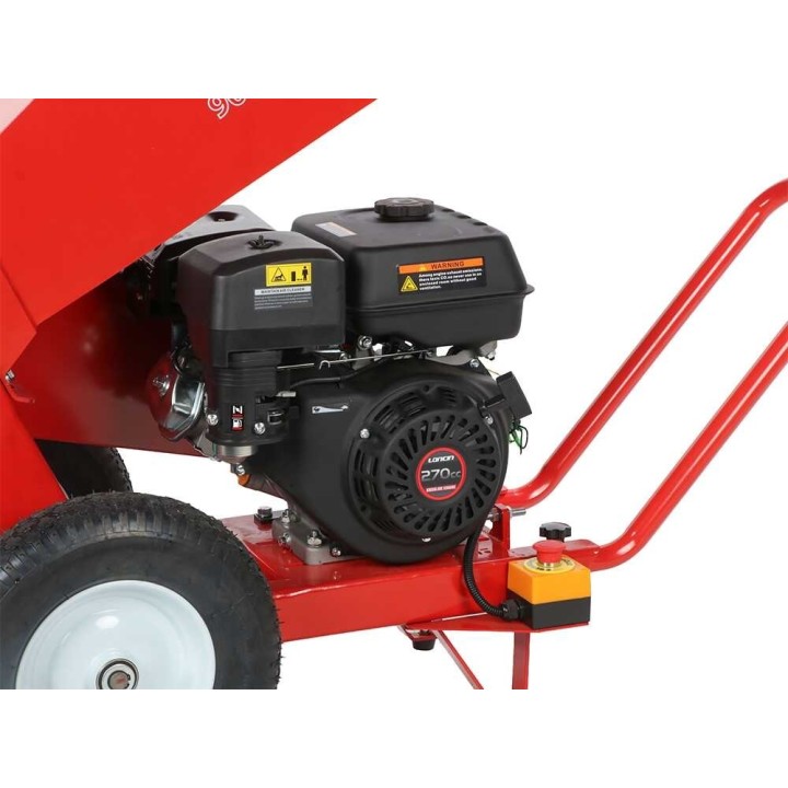 Attila ATS 900 DL oksasilppuri, Loncin 270 cm³, 9 HP, 2 poistovaihtoehtoa