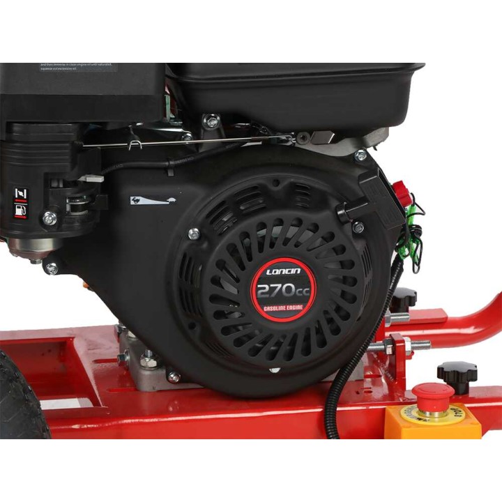 Attila ATS 900 DL oksasilppuri, Loncin 270 cm³, 9 HP, 2 poistovaihtoehtoa