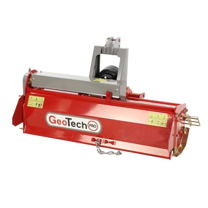 GeoTech Pro LRT 135 traktori-jyrsin, 130 cm, 25–30 HP, käsisäätöinen sivuttaissiirto
