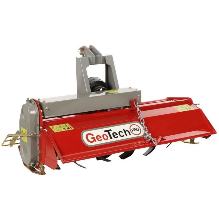 GeoTech Pro LRT 135 traktori-jyrsin, 130 cm, 25–30 HP, käsisäätöinen sivuttaissiirto