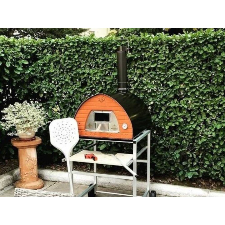 Pizza Party Pizzone puulämmitteinen pizzauuni, 60 × 80 cm, 550 °C