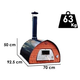 Pizza Party Pizzone puulämmitteinen ulkopizzauuni 60 80 cm 550 C