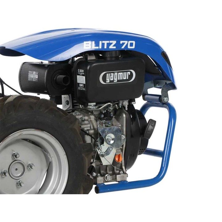 BLITZ 70 dieseljyrsin Yagmur D300, 7 HP, 75 cm, 3 + 3 vaihdetta
