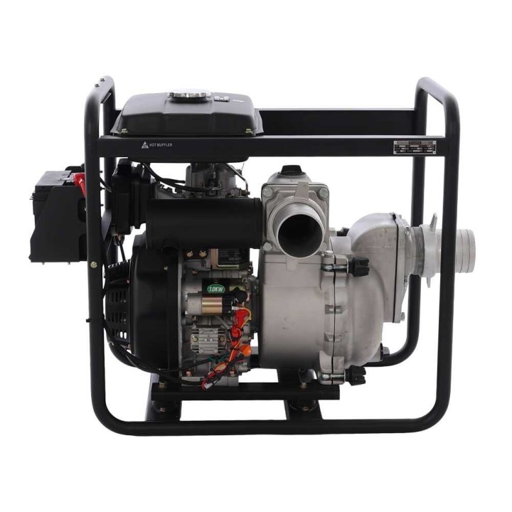 Blackstone BD-ST 10000ES dieselkäyttöinen likavesipumppu, 12 HP, 100 mm, 1 500 l/min