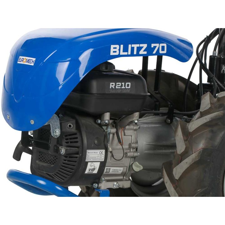 Blitz 70 -bensiinijyrsin, Yagmur R210, 7 HP, 75 cm, 3 + 3 vaihdetta