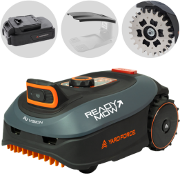 Yard Force i600 iVISION Drop Go robottiruohonleikkuri 600 m 20 V