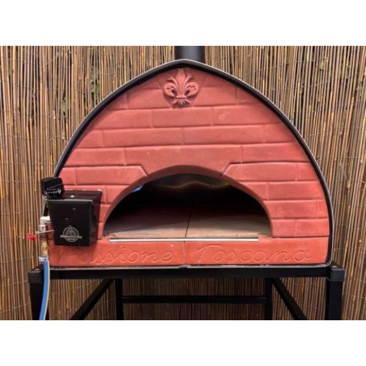 Pizza Party Bollore hybridipizzauuni kaasu- ja puukäyttöön, 60 × 60 cm, 21 kW