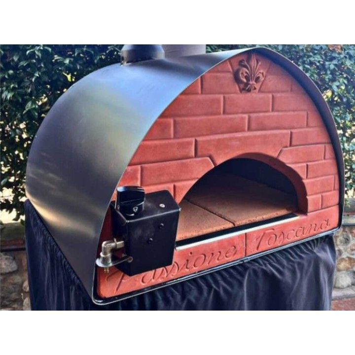 Pizza Party Bollore hybridipizzauuni kaasu- ja puukäyttöön, 60 × 60 cm, 21 kW