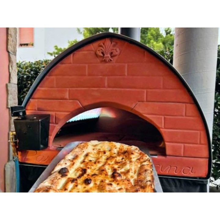 Pizza Party Bollore hybridipizzauuni kaasu- ja puukäyttöön, 60 × 60 cm, 21 kW