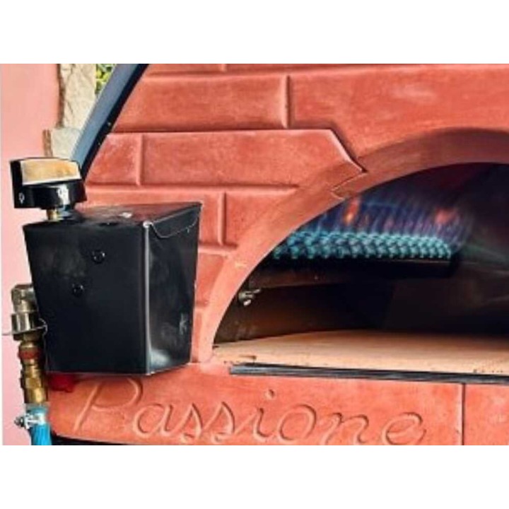 Pizza Party Bollore hybridipizzauuni kaasu- ja puukäyttöön, 60 × 60 cm, 21 kW