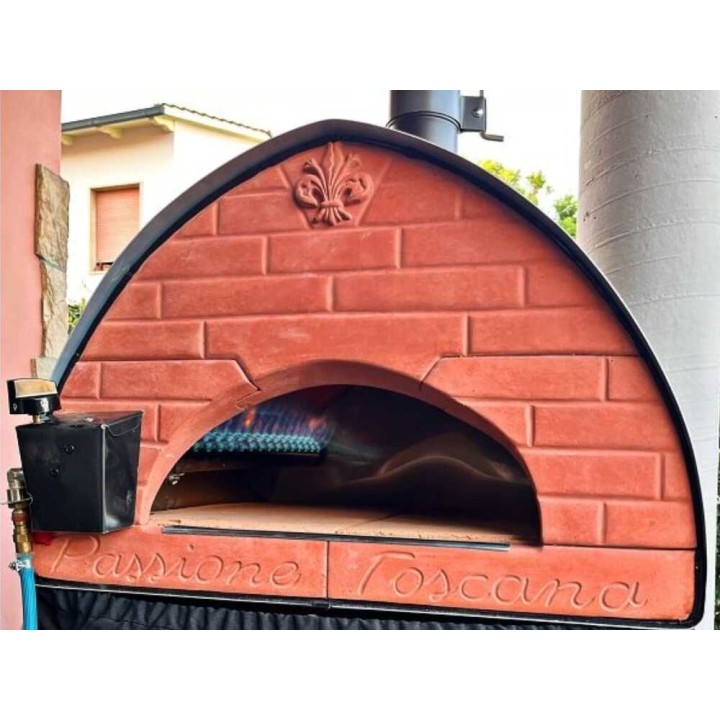 Pizza Party Bollore hybridipizzauuni kaasu- ja puukäyttöön, 60 × 60 cm, 21 kW