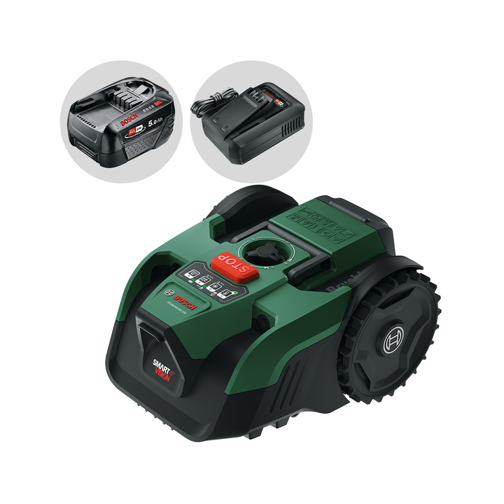 Bosch VISIMOW18V 200 robottiruohonleikkuri 18 V 5 Ah ilman rajakaapelia