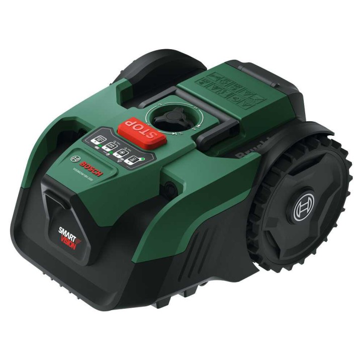 Bosch VISIMOW18V-200 robottiruohonleikkuri, 18 V, 5 Ah, ilman rajakaapelia
